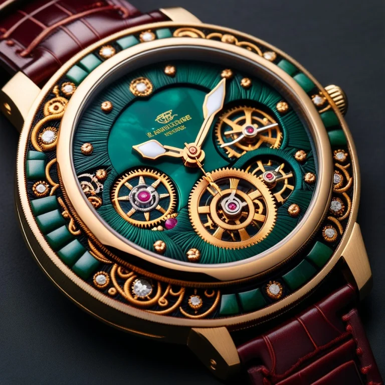 Masterpiece, Best Quality, Ultra-detailed Luxury Wristwatch,...