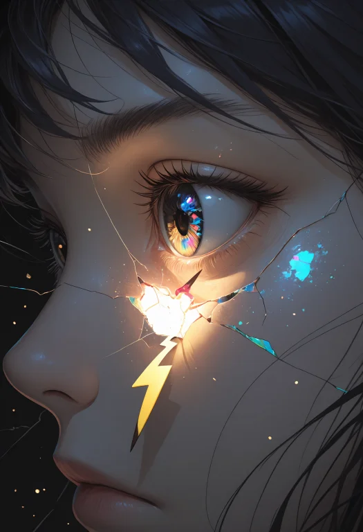 Masterpiece, Highquality, Highres, Close Up, Holographic, Ir...