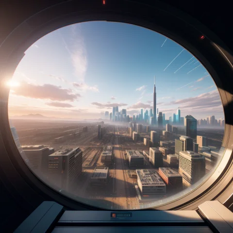 Pov Shot, Wide Angle, Stepping Through A High Tech Portal, I... — Stable Diffusion AI Prompt: POV shot, wide angle, (stepping through a high tech portal, in modern research l...