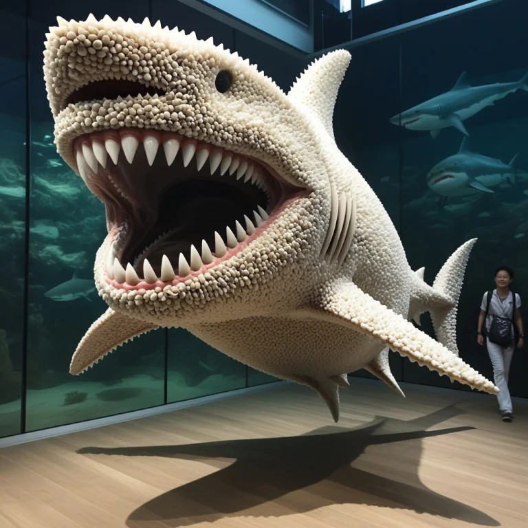Madefromteef,made Of Teeth, An Animal, Shark,a Display Show,...
