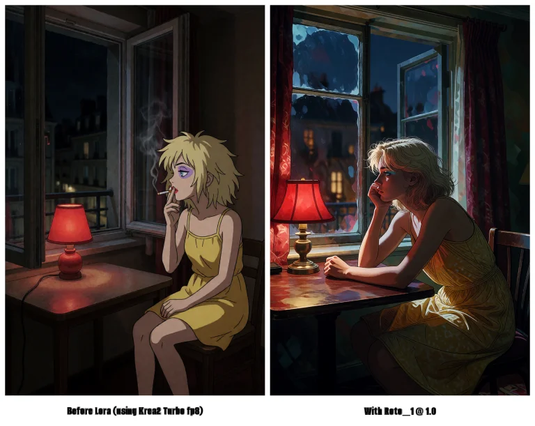 Subject A Young Woman, With Tousled Blonde Hair, Purple Eyes...