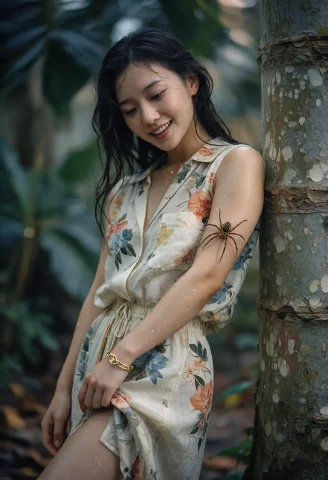 A Portrait Photography By Lunaatlantis Of A Solo East-asian... — Stable Diffusion AI Prompt: a Portrait photography by luna_atlantis of a solo east-asian female.dynamic stan...