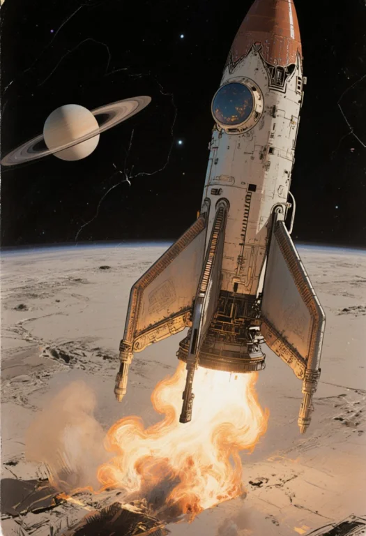 He Was Heading Towards Titan From Saturn, So That The Gravit...