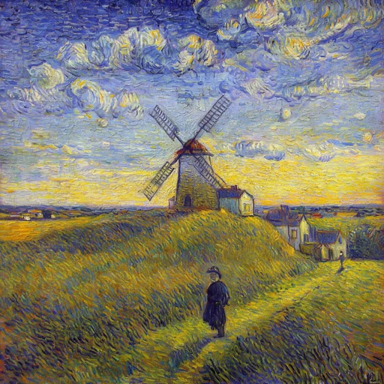 R1792f2dvangog The Painting Depicts A Rural Landscape With A...