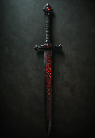 A Stunningly Realistic And Brutal Photo Of A Demonic Dagger,... — Stable Diffusion AI Prompt: A stunningly realistic and brutal photo of a demonic dagger, featuring a long, s...