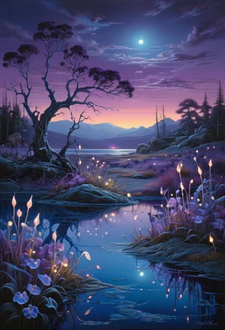 By Tomek Setowski, By Brian Miller, Ethereal Glow. Generate... — SDXL AI Prompt: By Tomek Setowski, by Brian miller, ethereal glow. Generate an enchanting and su...