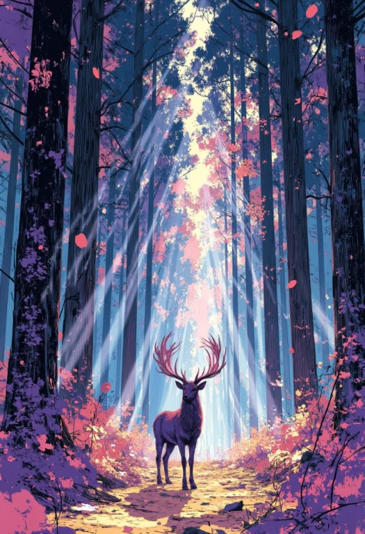 A Dreamlike Fantasy Landscape Painted In The Vibrant, Whimsi...