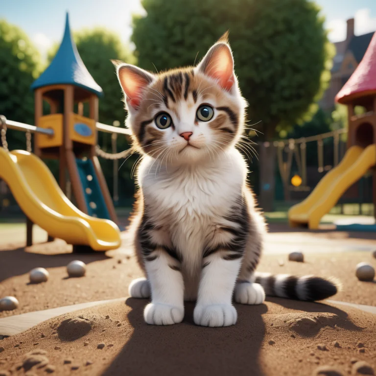 Embeddinglazypos, Cute Cat, Playground