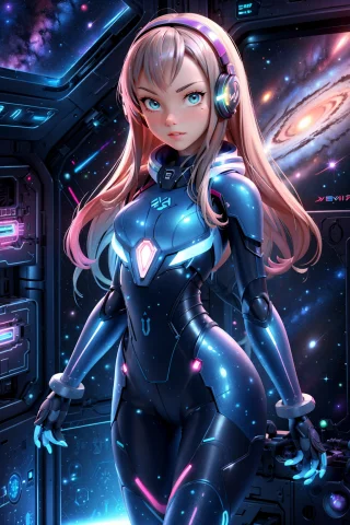 Anjelikav21.2, 1girl, Dark Fantasy Warrior, Neon Circuits In... — Stable Diffusion AI Prompt: (AnjelikaV2:1.2), 1girl, dark fantasy warrior, neon circuits infused, glowing bl...