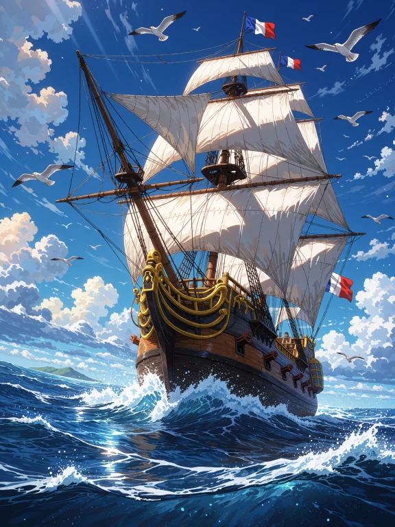 Anime Style, Vibrant And Detailed, Depicting A Breathtaking...