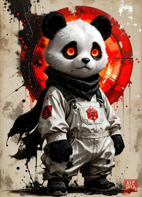 This Image Depicts A Stylized, Chibi-style Anthropomorphic P...