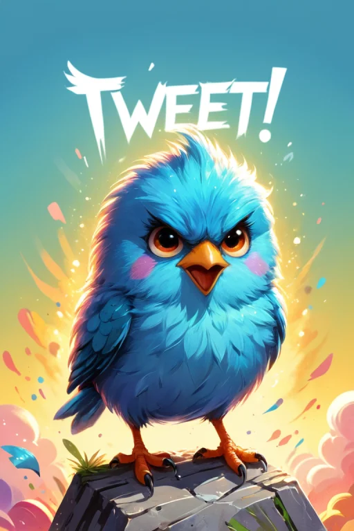 Colorful Comic, Postcard Design, Tweet Text Logo1.5, 1 Cute...