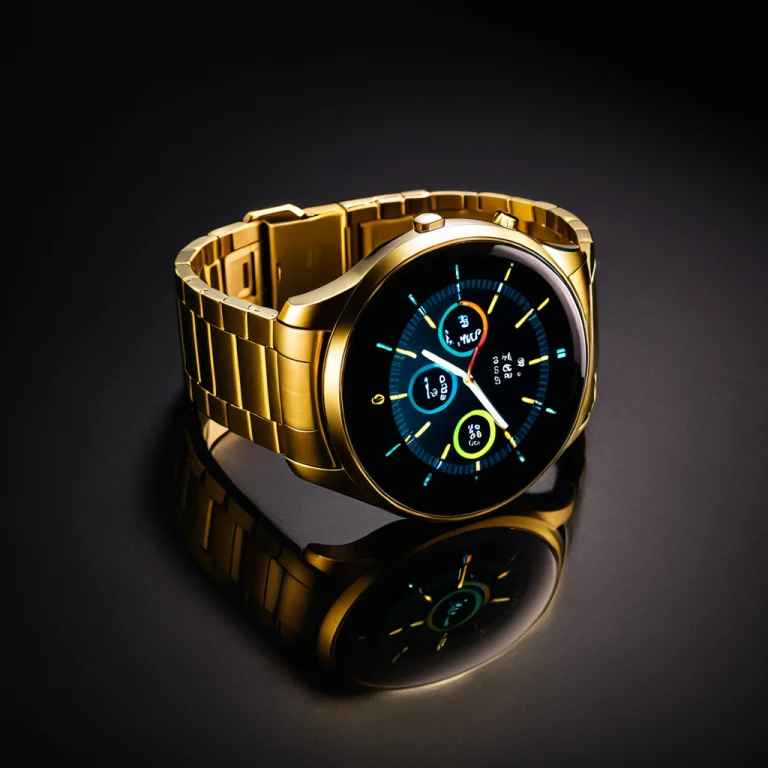Loratechbrushedgoldv10.80, Techbrushedgold, A Smartwatch Wit...