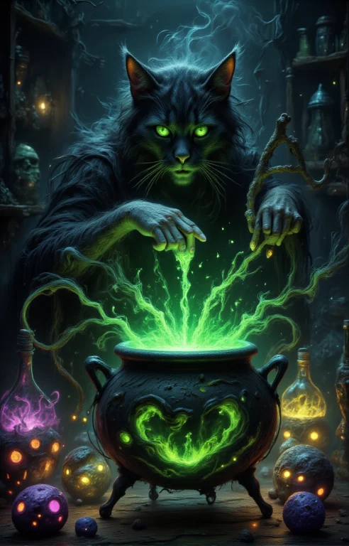 Fear, Nightmare, In The Heart Of A Shadowy Forest, Where The...