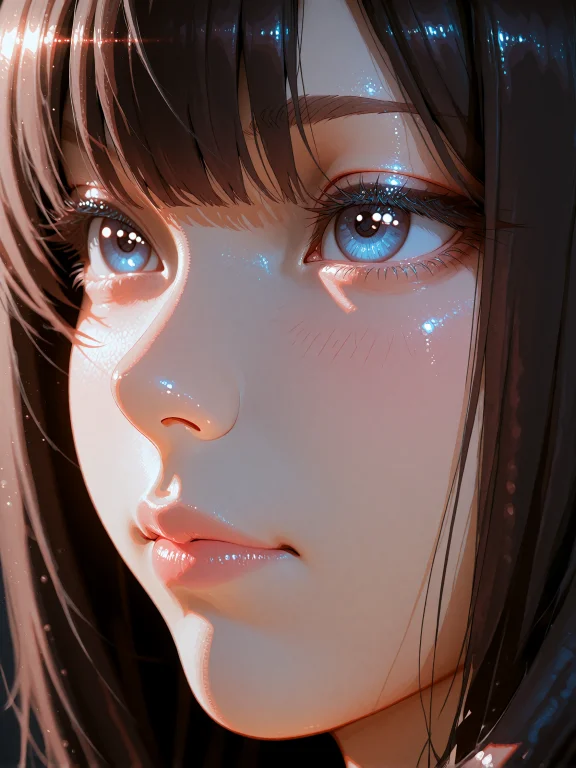 Extreme Close-up Portrait Of 22-year-old Asian Woman, Sato O...