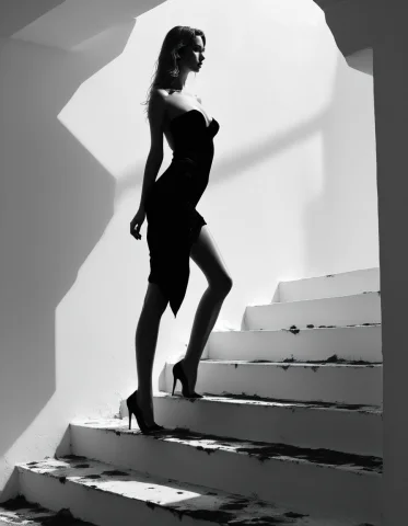Red And White Silhouette Style, Environment, Sexy, Siren, St... — SDXL AI Prompt: Red and White Silhouette style, environment, sexy, siren, steps,size x,model,ver...