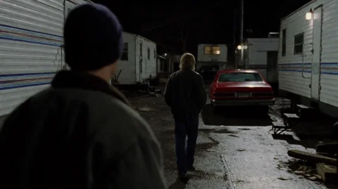 8ml2002, A Person In A Dark Beanie And Jacket Stands In The... — Stable Diffusion AI Prompt: 8ml2002, A person in a dark beanie and jacket stands in the foreground, observin...