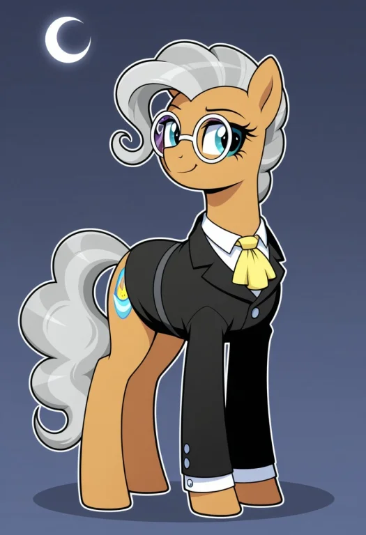Mayor Mare My Little Pony, Tan Feral Earth Pony, Quadruped,...