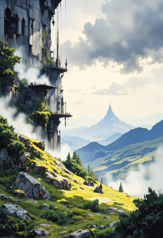 Moody Studio Ghibli Dark Fairytale, Nistyle, A Dark And Grit...