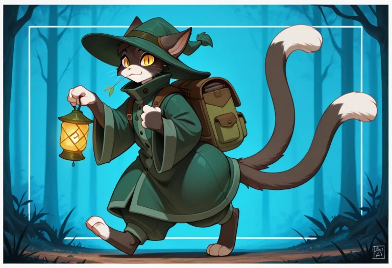 ,slit Pupils, Whiskers, Green Headwear, Backpack, Bag, Tail,...