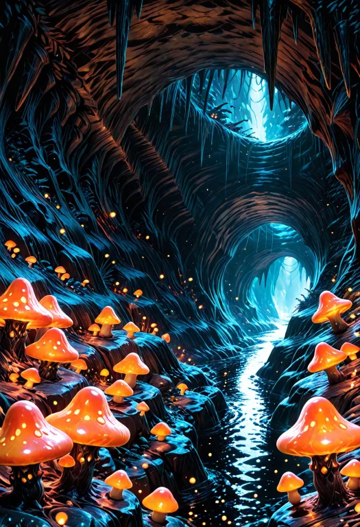 Smoothnoobquality, No Humans, Cave Interior, Cave, Fantasy,...