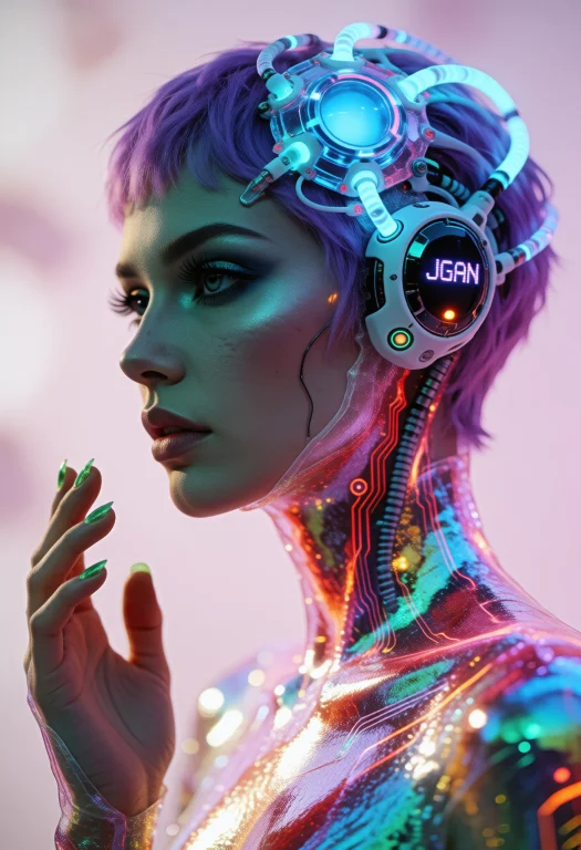 A Photorealistic, Lifelike Portrait Of A Humanoid Figure In...