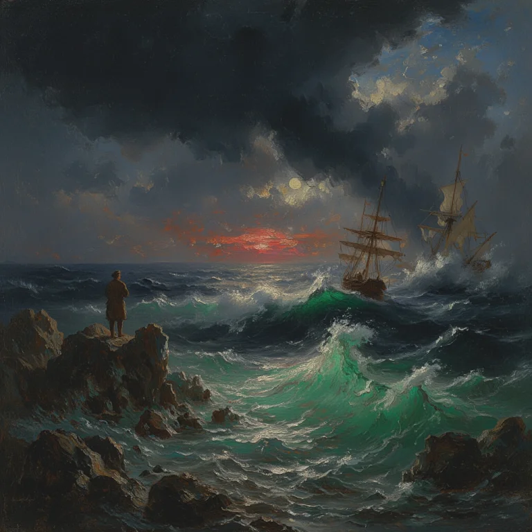 R1280f2aivazovsky The Composition Depicts A Solitary Figure...