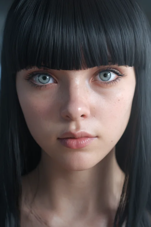Lorahyuuga Hinata0.0,asdxohnxs. Woman,bangs,black Hair,blunt...