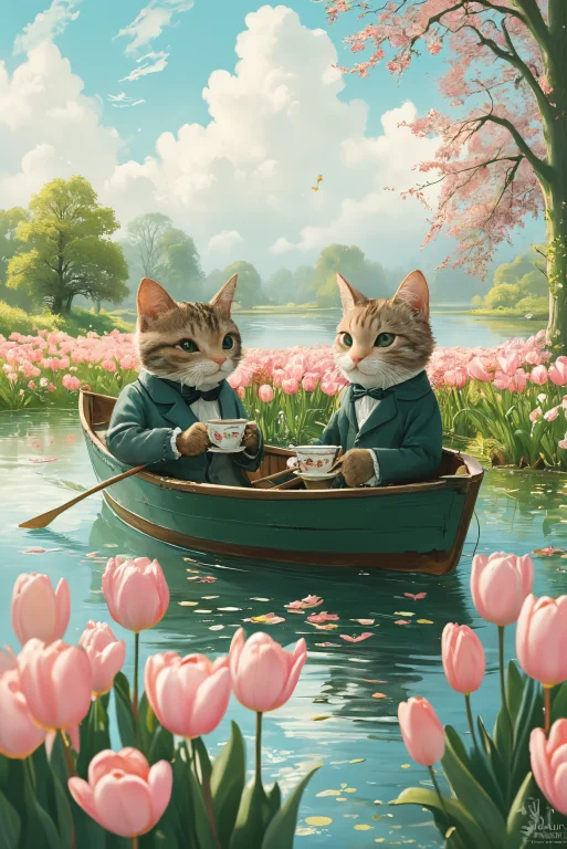 An Award Winning Solo Focus Cute Cartoon British Countrside,...