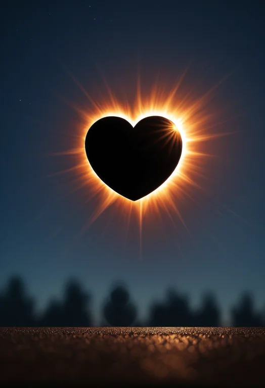 Masterpiece, Best Quality, Heart Shaped Solar Eclipse, Maste...