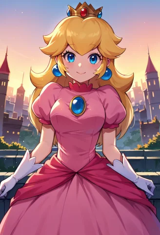Score9, Score8up, Score7up, Sourceanime, Princesspeach, Lora... — Stable Diffusion AI Prompt: score_9, score_8_up, score_7_up, source_anime, princesspeach, princess peach, b...
