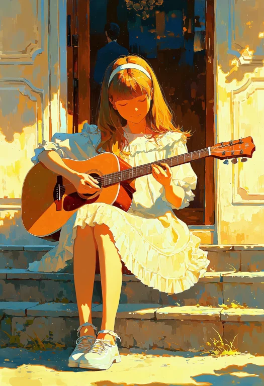 Watercolor Style Painting, Thick Color, Gradation Grading, I...