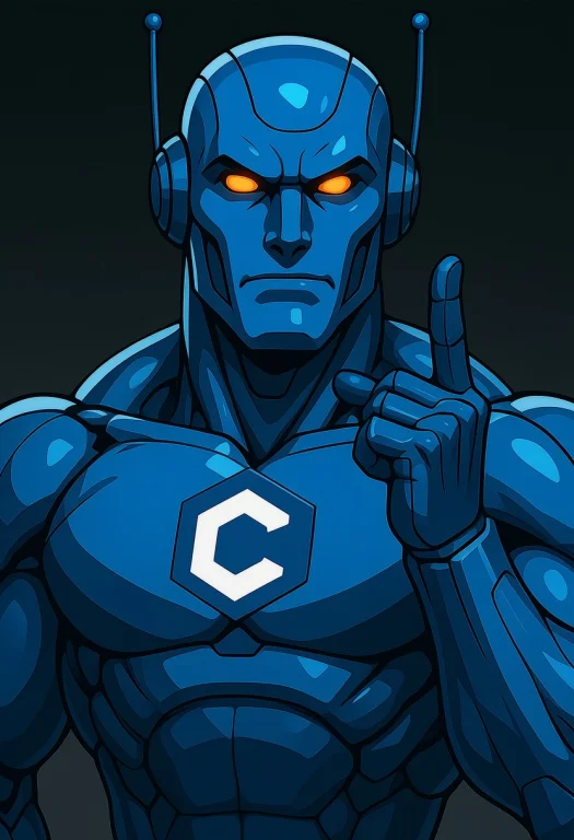1boy, Civbot Original, Muscular Blue Robot, Metallic Shern,...