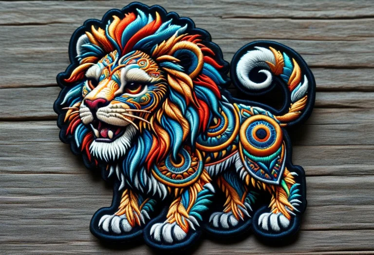 Ral-embroideredpatch Detailed Embroidered Patch Of A Chibi L...