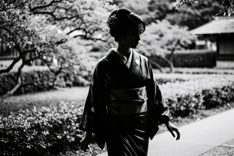 . A Fine Art Photograph In High-contrast Black And White Sho...
