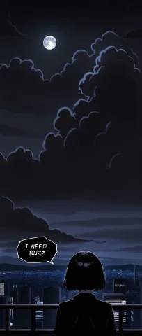 1girl, Solo, A Woman Looking At A Dark Sky With A Couple Of... — Stable Diffusion AI Prompt: (1girl, solo, a woman looking at a dark sky with a couple of dark clouds and a l...