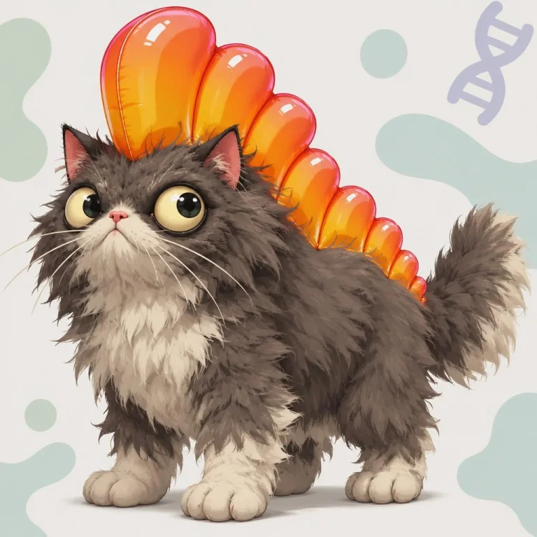 Fuggy Cat With Inflatable Crest Mutation No Words Mewgenics...