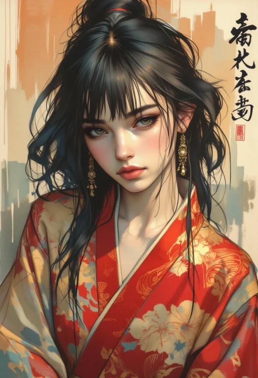 Obxiaoxiang, Inksplash Portrait Of Stunning Oriental Princes...