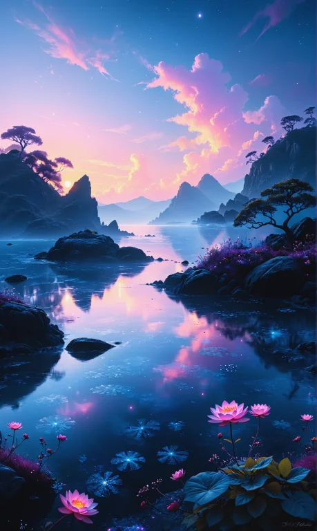 Generate An Enchanting And Surreal Depiction Of A World Lock...
