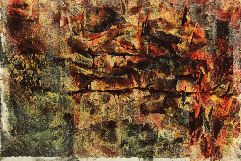 Double Exposure Photograph Of Ancient Ruins And Citrasolv, B...