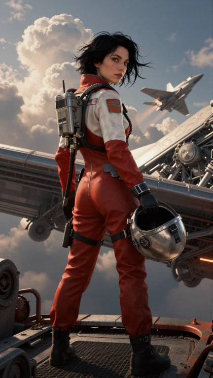 An Ultra-realistic, 2k Resolution Full-body Low-angle Portra...