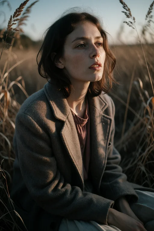A Woman, 26yo, Photographed In A Close Three-quarter Portrai...