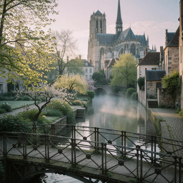 A Serene, Wide-angle Landscape Captured From The Vantage Poi...