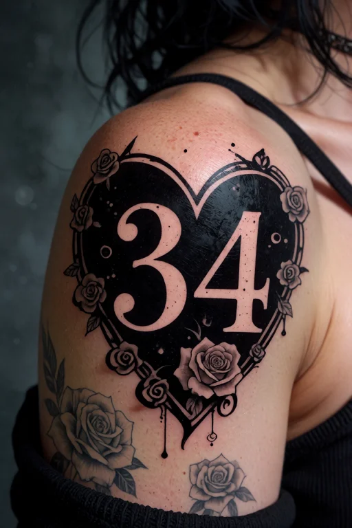 , A Heart 34 Tattoo On Left Shoulder, What Was To Become Of...