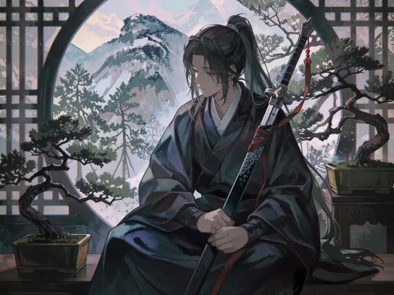 Cinematic Movie Still, , A Digital Illustration Depicts A Pe...