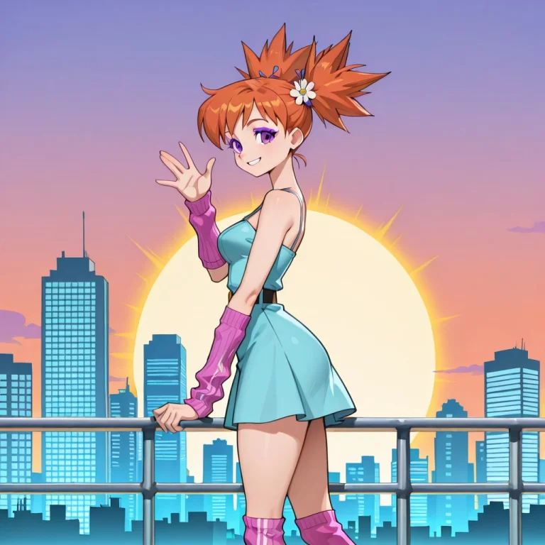 Solo, Curvy, Matilda Matisse, Orange Hair, Twintails, Short...