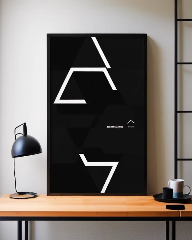 A Large Poster With Minimalistic Logo Design Sets, The Overl...