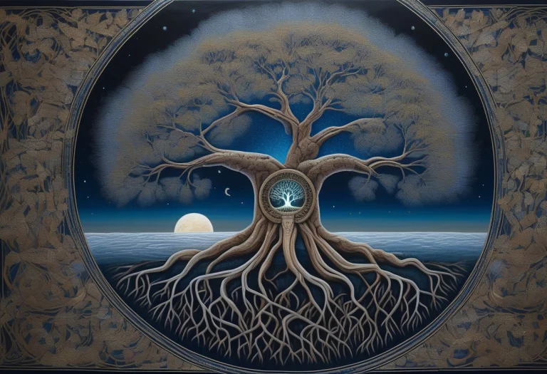 Best Quality, Highly Detailed, An Ancient Tree Of Life With...