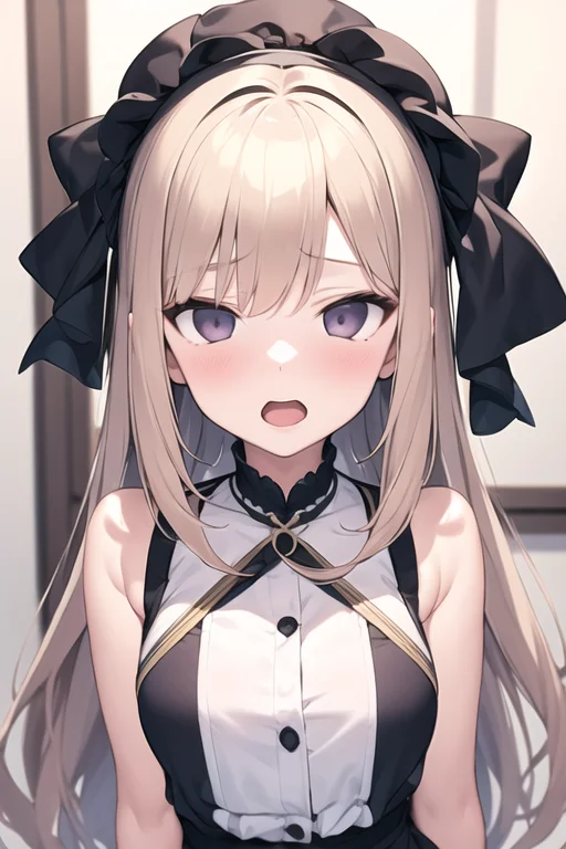 Masterpiece, Best Quality, 1girl, Empty Eyes, Utsurome, Open...