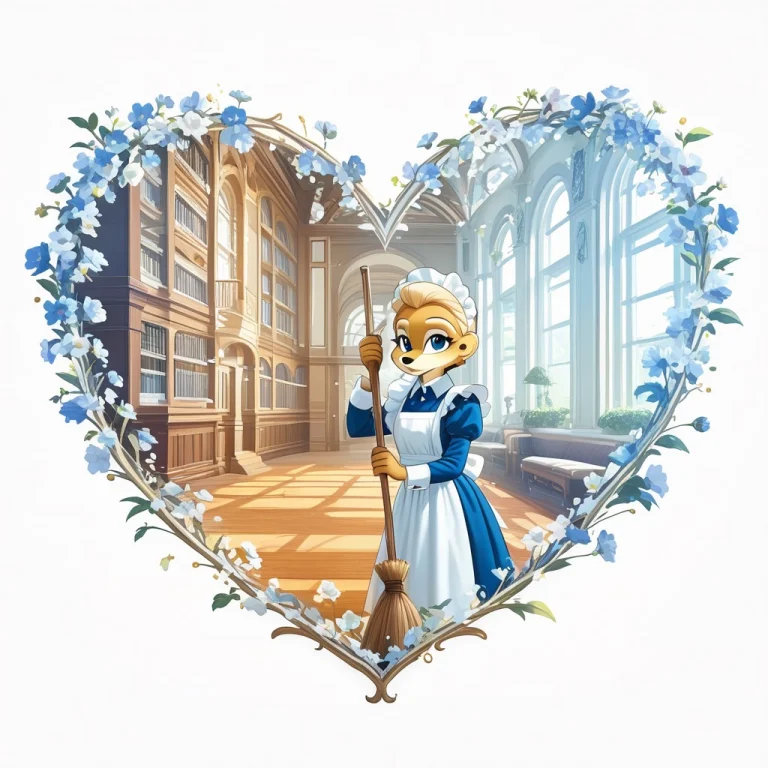 Renafox, Anthro Vixen, Blonde Hair, Blue Eyes, Wearing Blue...